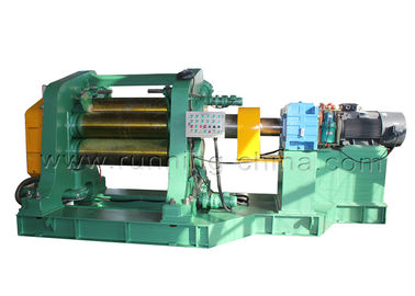 آلة تقويم ثلاث لفات قماشية قماشية مع تحكم PLC